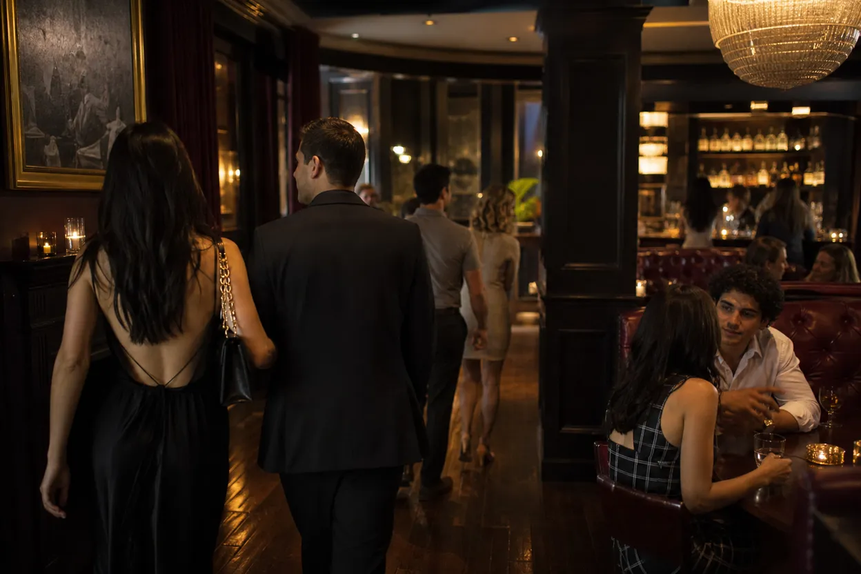 Los Angeles experience scene for Navigating Political Discussions: A Guide for Los Angeles Bars on Joe Biden
