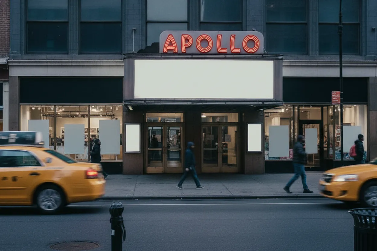 Cover scene for martha reeves Harlem music walk from Apollo Theater