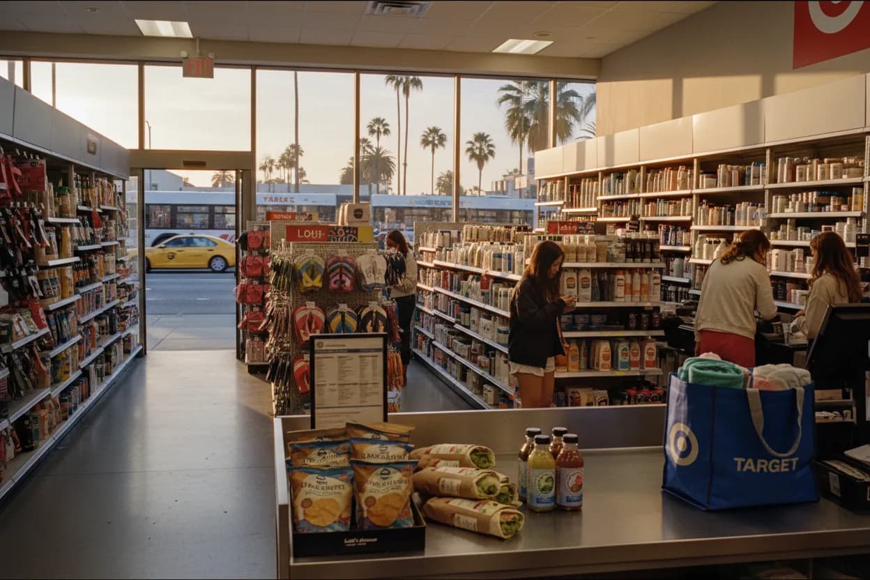 Local detail for LA Target Near Me for Beach and Apartment Essentials