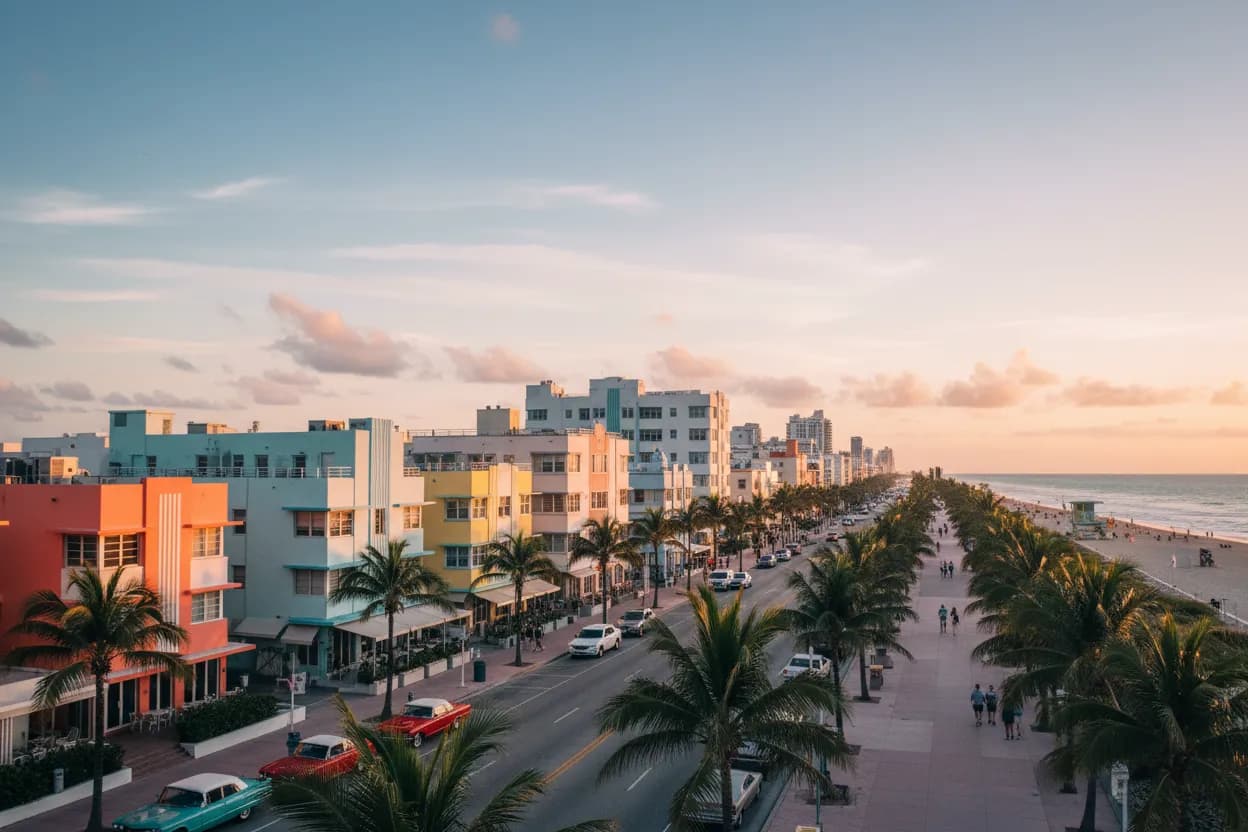 Realistic city scene for passenger threats alaska airlines miami: A Flexible Miami Weekend Plan