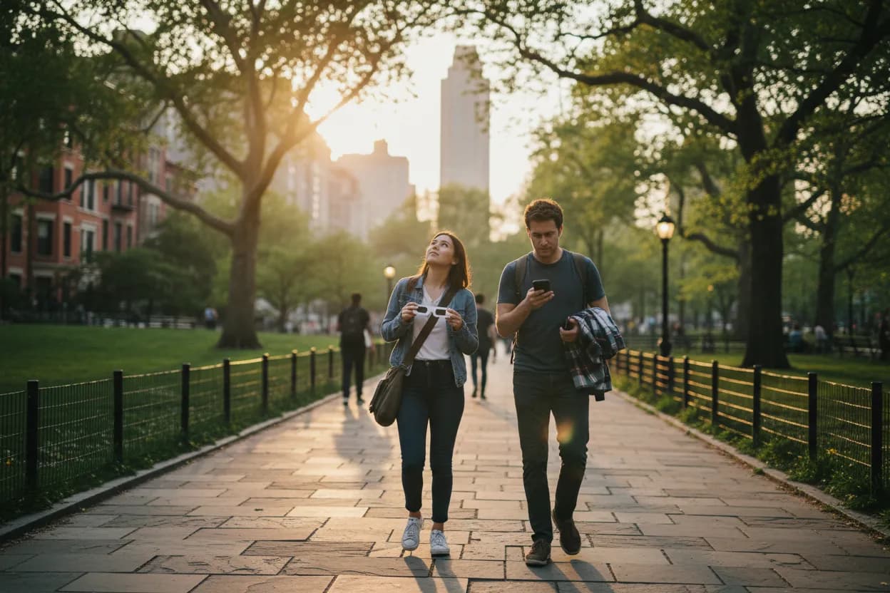Practical city scene for solar eclipse august 2026: A Free NYC Day With Backups