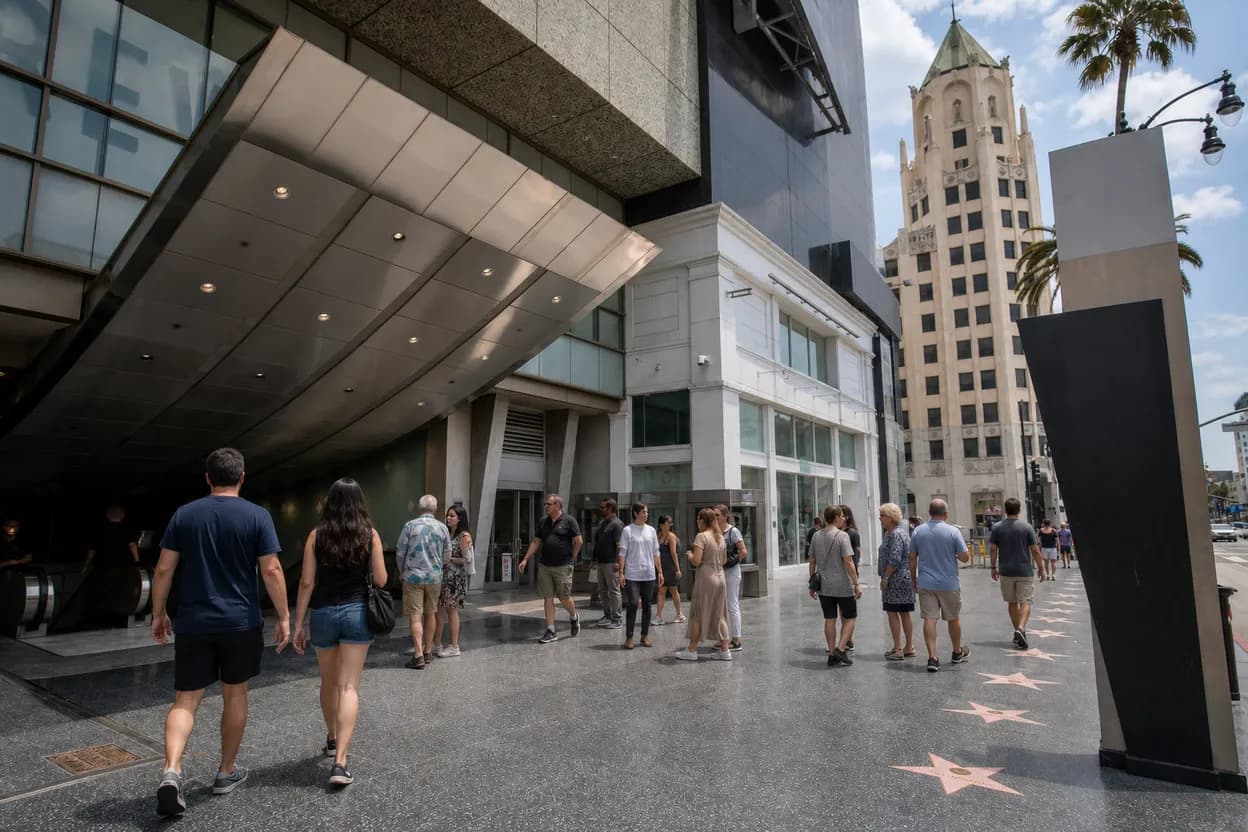 Los Angeles experience scene for Plan a Hollywood film history walk around jacob batalon searches