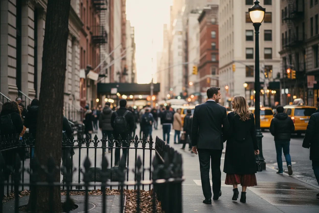 Practical city scene for Keens Steakhouse NYC Guide for Old-School Celebration Dinners