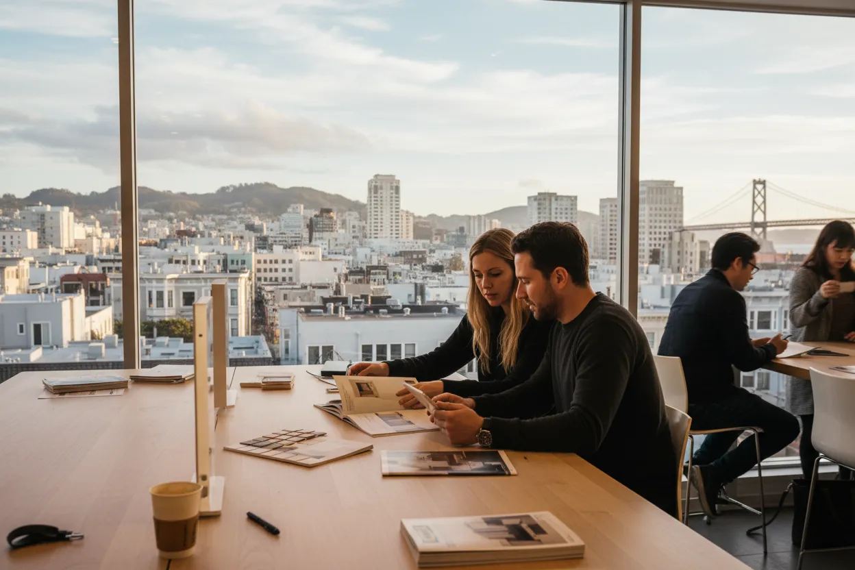 Realistic San Francisco scene for SF IKEA Near Me for Small-Space Furniture Planning