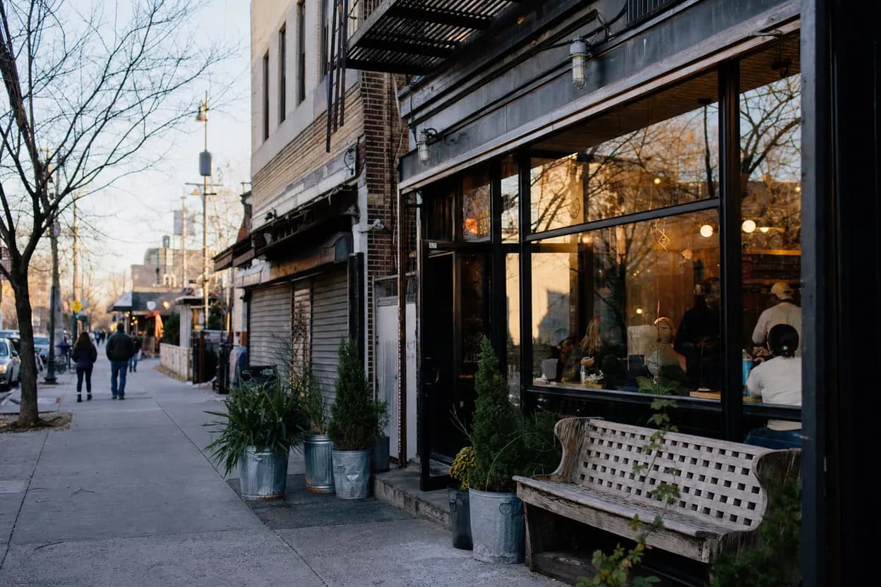 NYC experience scene for Pierogi Boys in Ridgewood for a Cheap Comfort Dinner Before the M Train