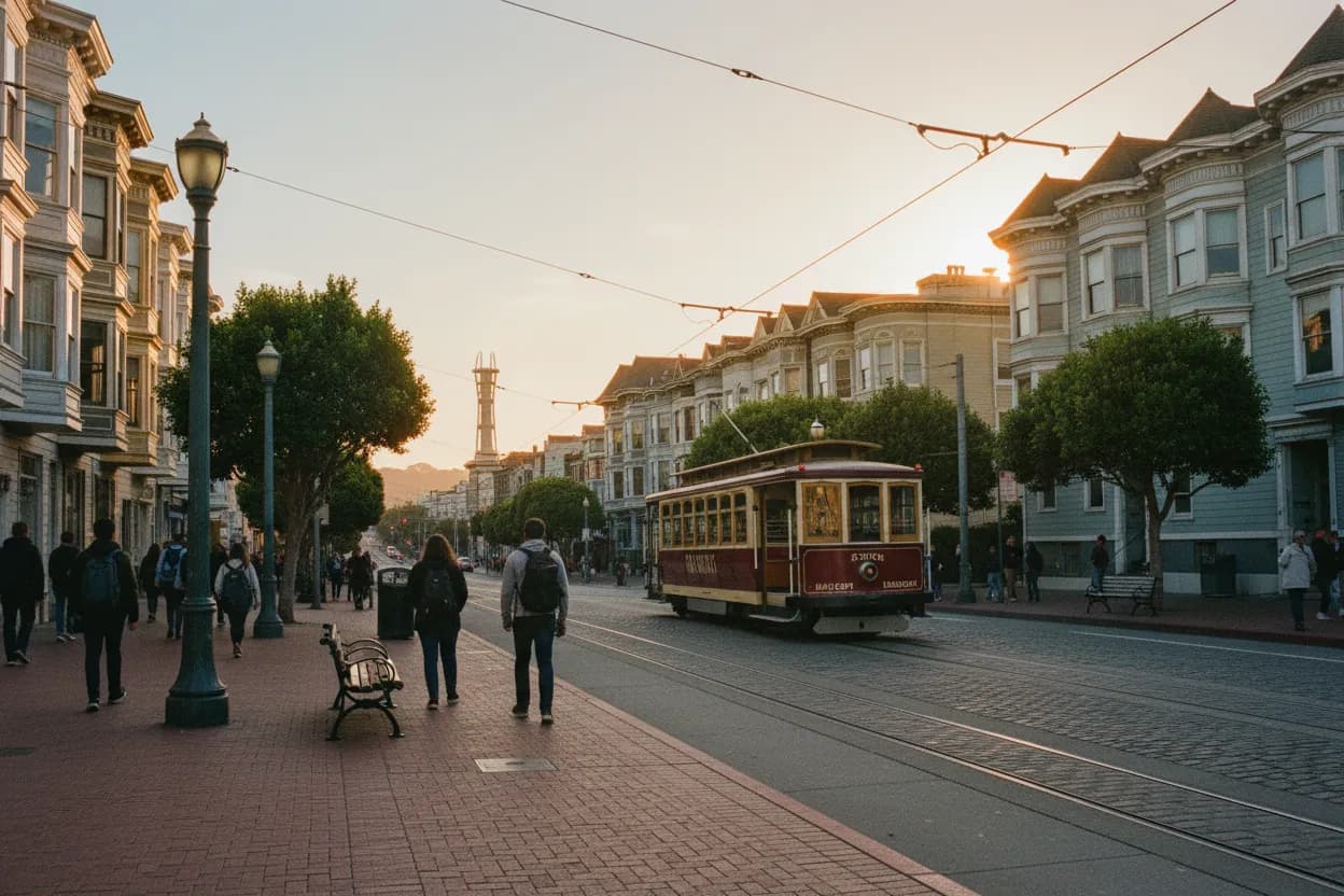 Realistic city scene for tommy detamore: A Useful San Francisco City Guide