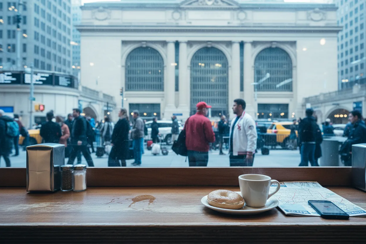 Realistic city scene for reds vs white sox: A Low-Stress NYC Day Plan