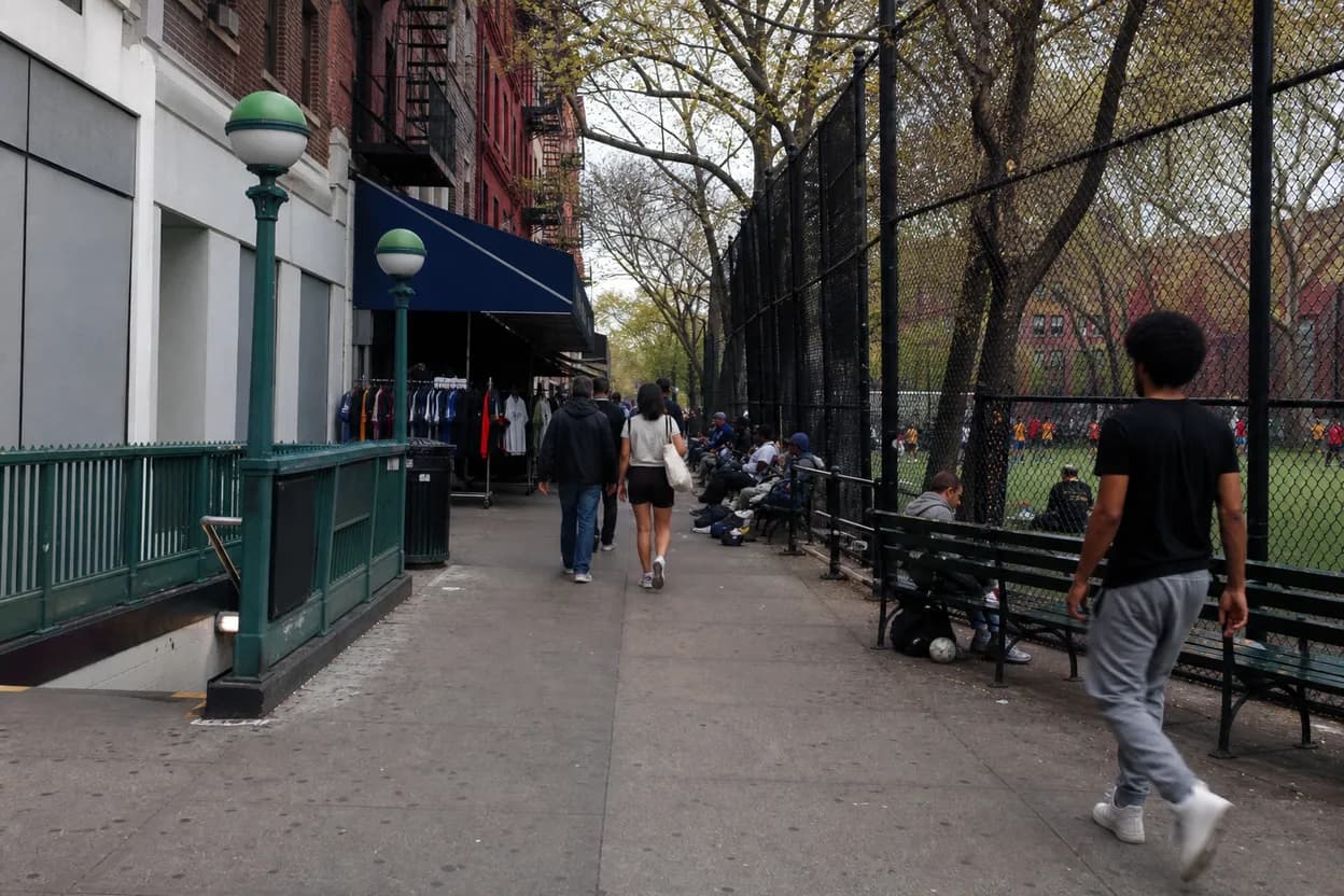 New York City experience scene for timbers - puebla after-school soccer errands around Union Square