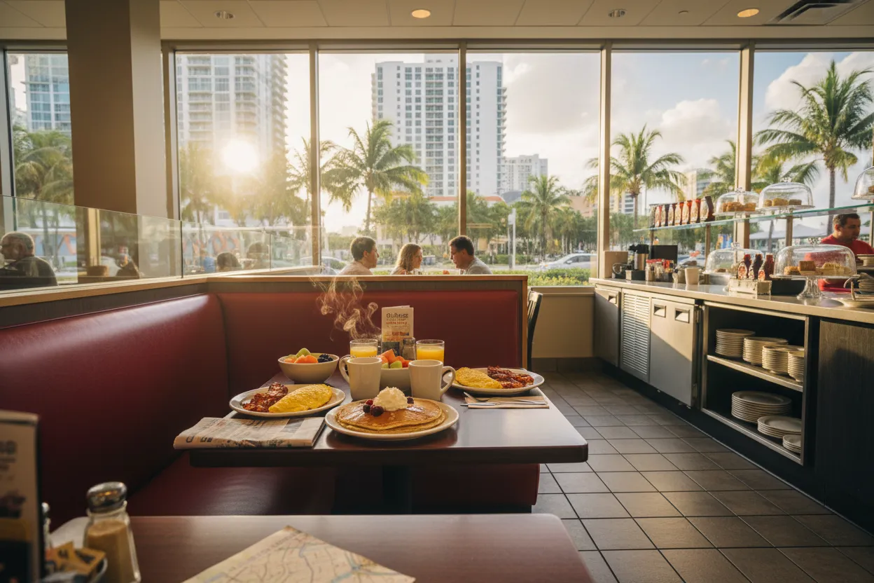 Local detail for Miami IHOP Guide for Breakfast Meetings and Late Brunch