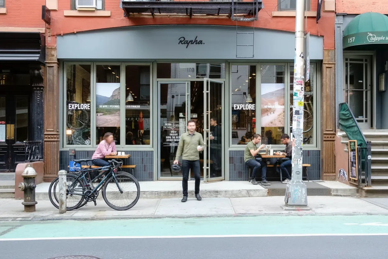 Cover scene for Tour de France Morning at Rapha Clubhouse NYC for Cycling Fans Who Want Coffee, Kit, and a Screen
