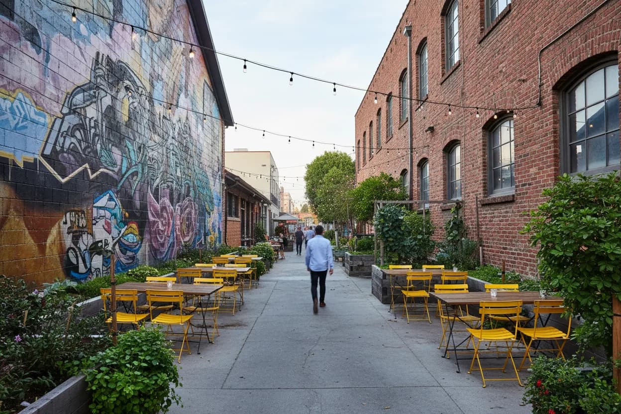 Los Angeles experience scene for Restaurant Chain LA Dinner Backups for Trend-Watching Nights