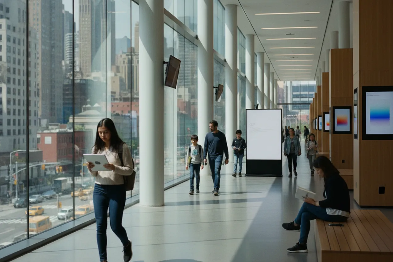 New York City experience scene for aryana trevino martinez Verification Checklist at Stavros Niarchos Library