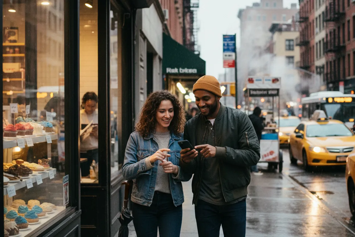Practical city scene for red sox vs dodgers: A NYC Coffee and Dessert Route