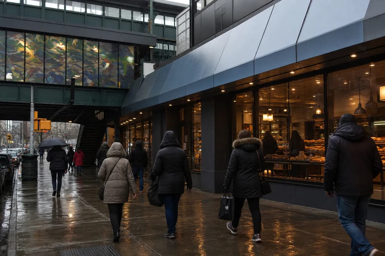New York City experience scene for Astoria Balkan Bakeries for luka doncic Fans After Knicks Talk