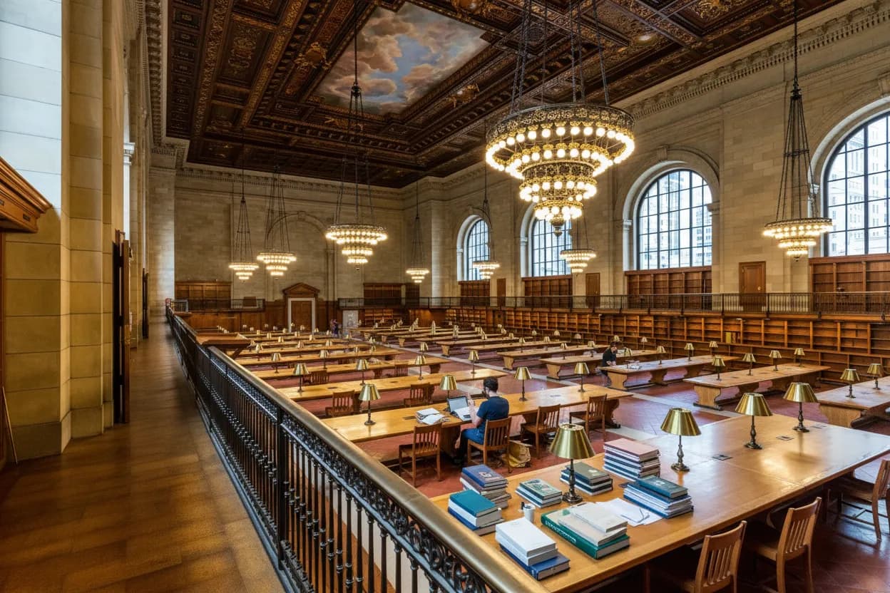 Cover scene for Finding Quiet Corners: Escaping 'her private hell' in NYC's Hidden Reading Rooms