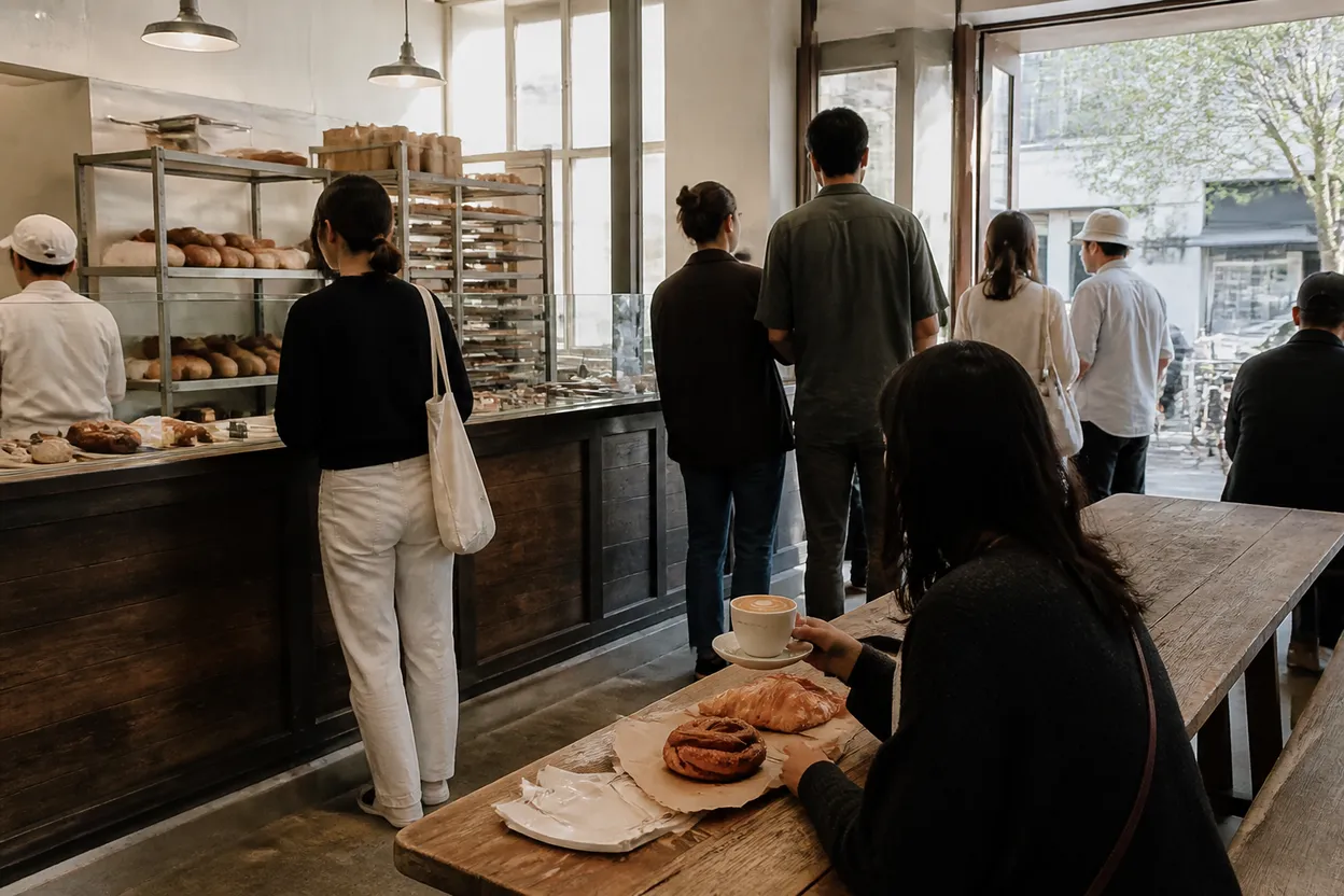 San Francisco experience scene for ted lasso San Francisco Biscuit Coffee Plan Near Transit