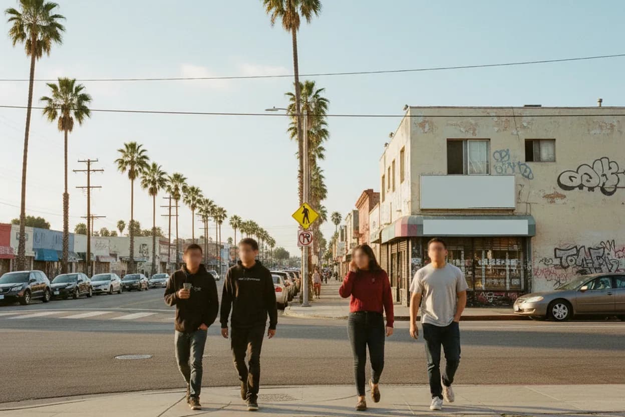 Los Angeles experience scene for Discovering Hidden Columbia-Inspired Culinary Gems in Los Angeles