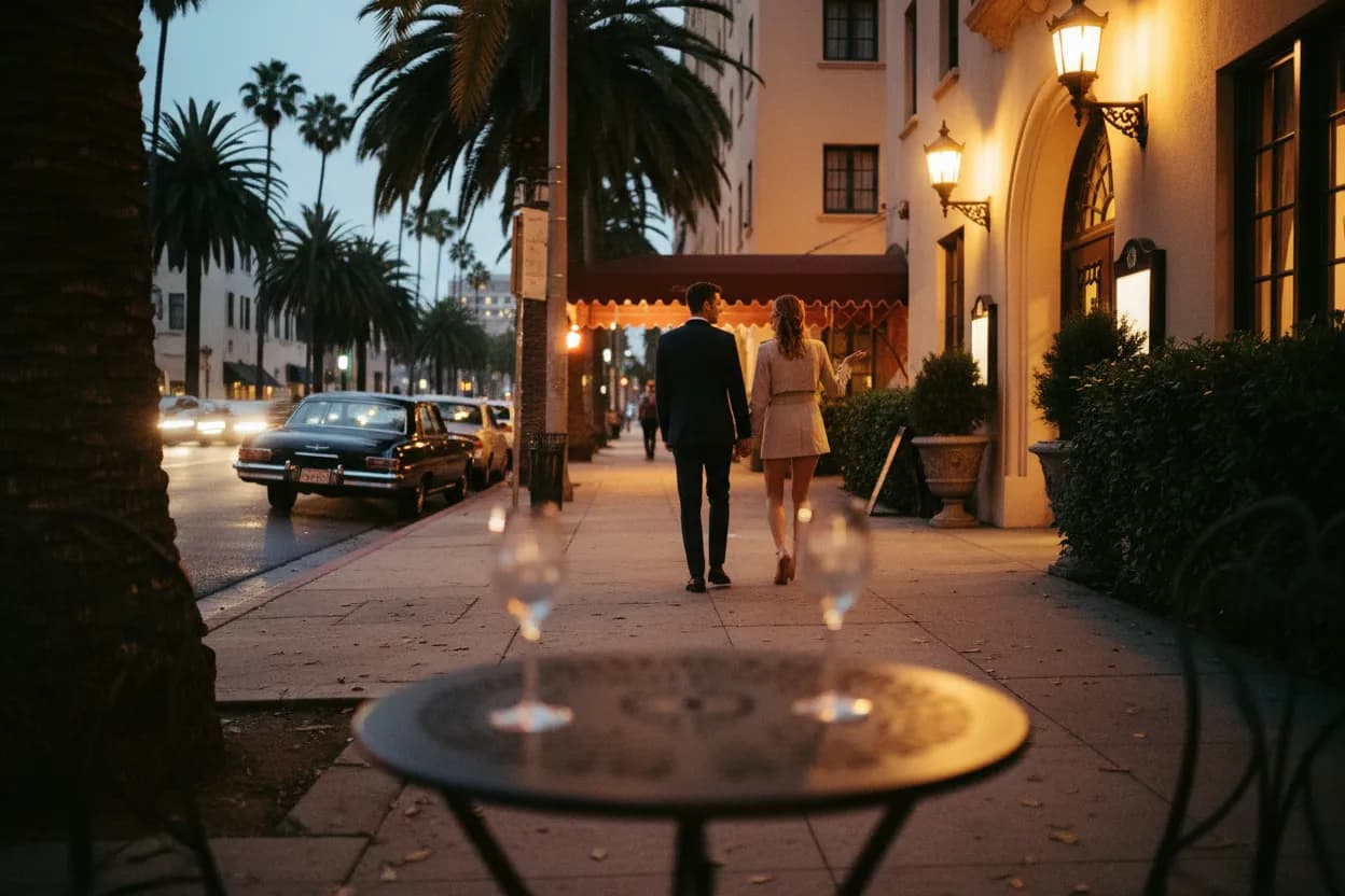 Practical city scene for Chateau Marmont LA Guide for Dinner and Iconic Drinks