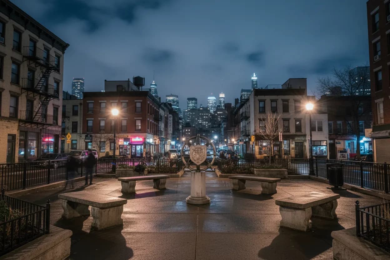 Realistic city scene for america fc: Unexpected NYC Stops for Curious Locals