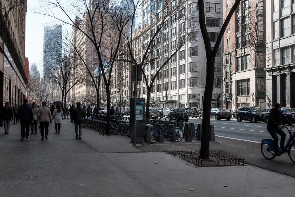 Realistic city scene for shri thanedar: A NYC Dinner Route With Backups