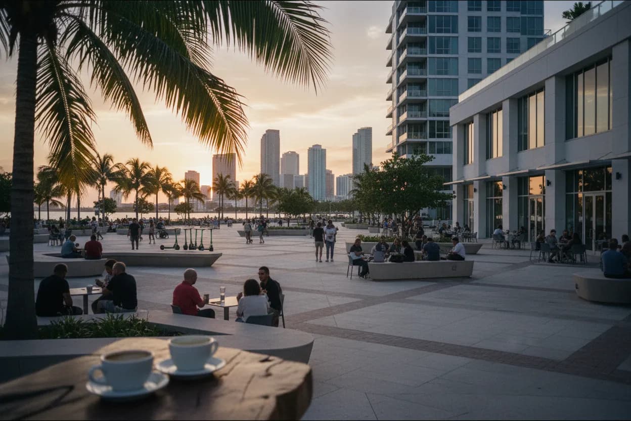 Realistic city scene for candida auris: The Miami Dessert Stop Decision Guide