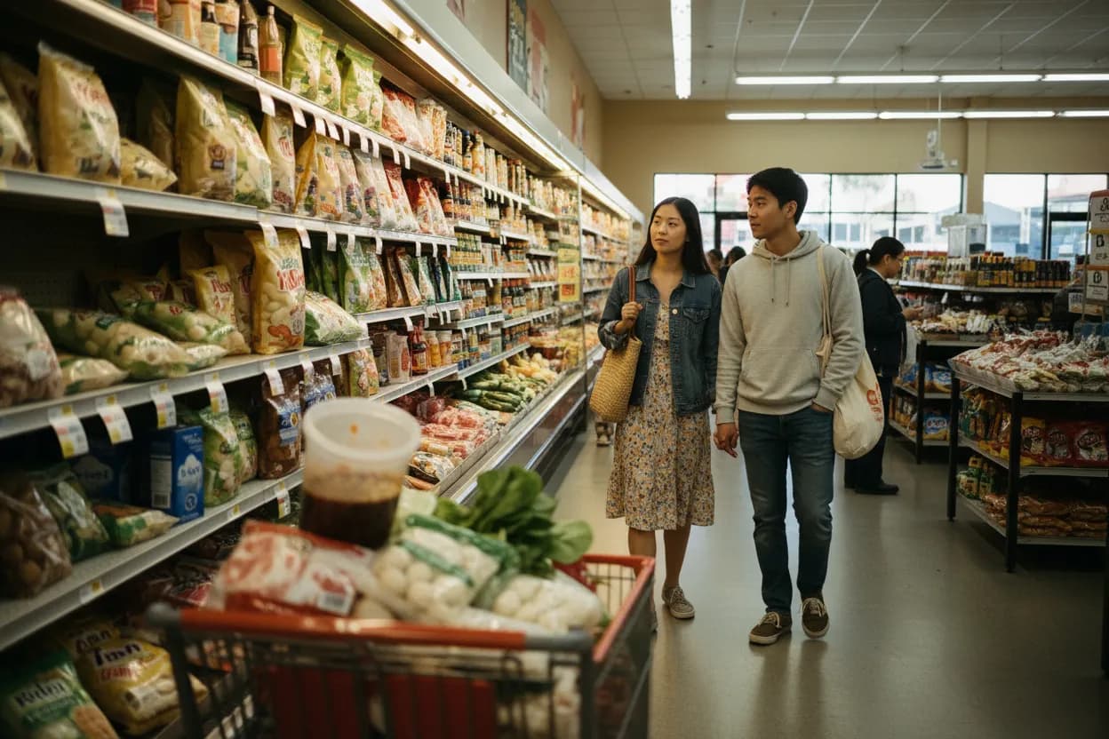 Practical city scene for LA 99 Ranch Market Guide for Hot Pot Shopping