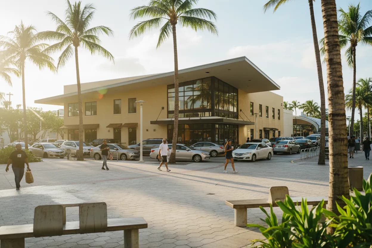 Realistic Miami scene for Miami Chick-fil-A Near Me: Breakfast and Drive-Thru Tips