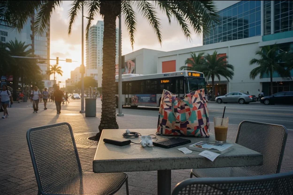 Realistic Miami scene for Miami Best Buy Guide for Travel Tech and Pickup