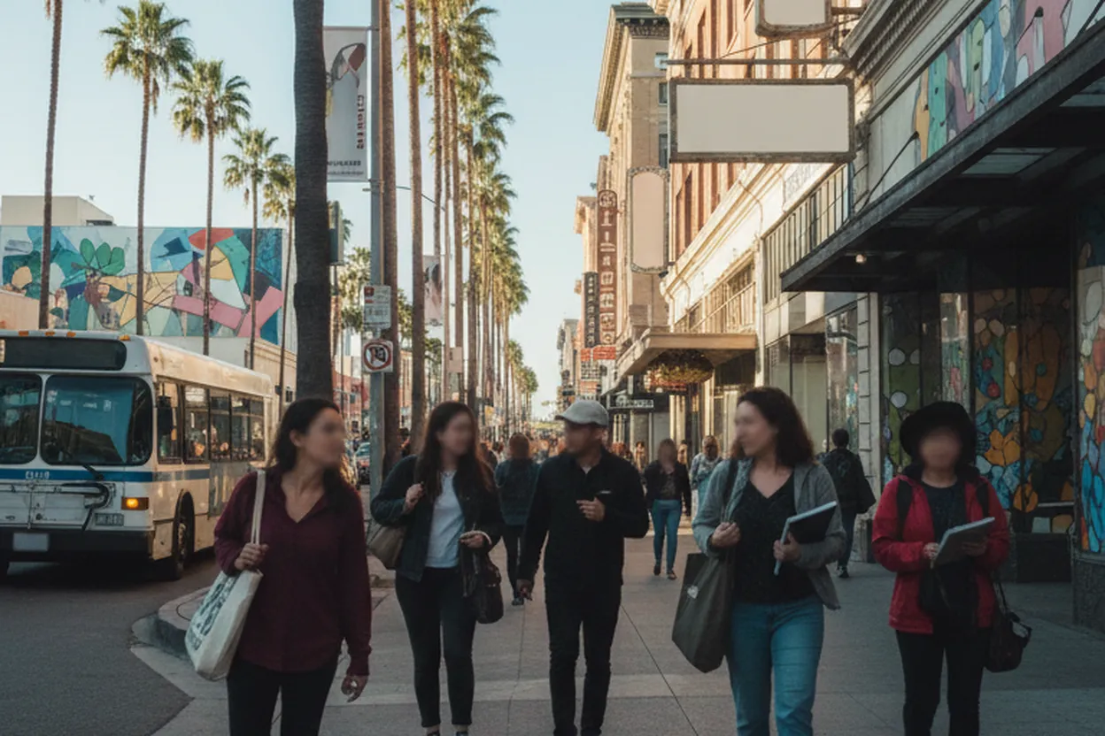 Los Angeles experience scene for LA Creative Workshops: Finding Your Pitch with Jac Caglianone's Spirit