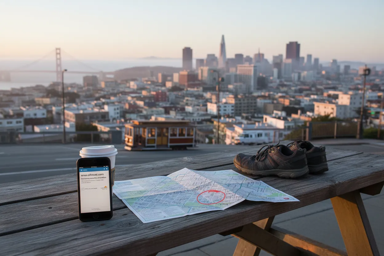 Realistic city scene for rebecca cooke: A Useful San Francisco City Guide
