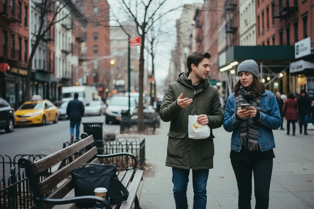 Practical city scene for 7th Street Burger NYC Guide for Fast Casual Cravings