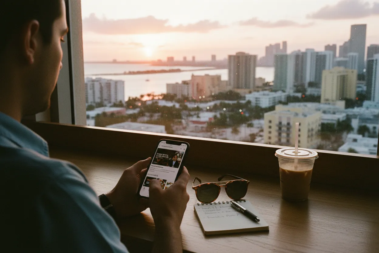 Realistic Miami scene for Miami Weekend Events Guide for Outdoor Plans and Reservations
