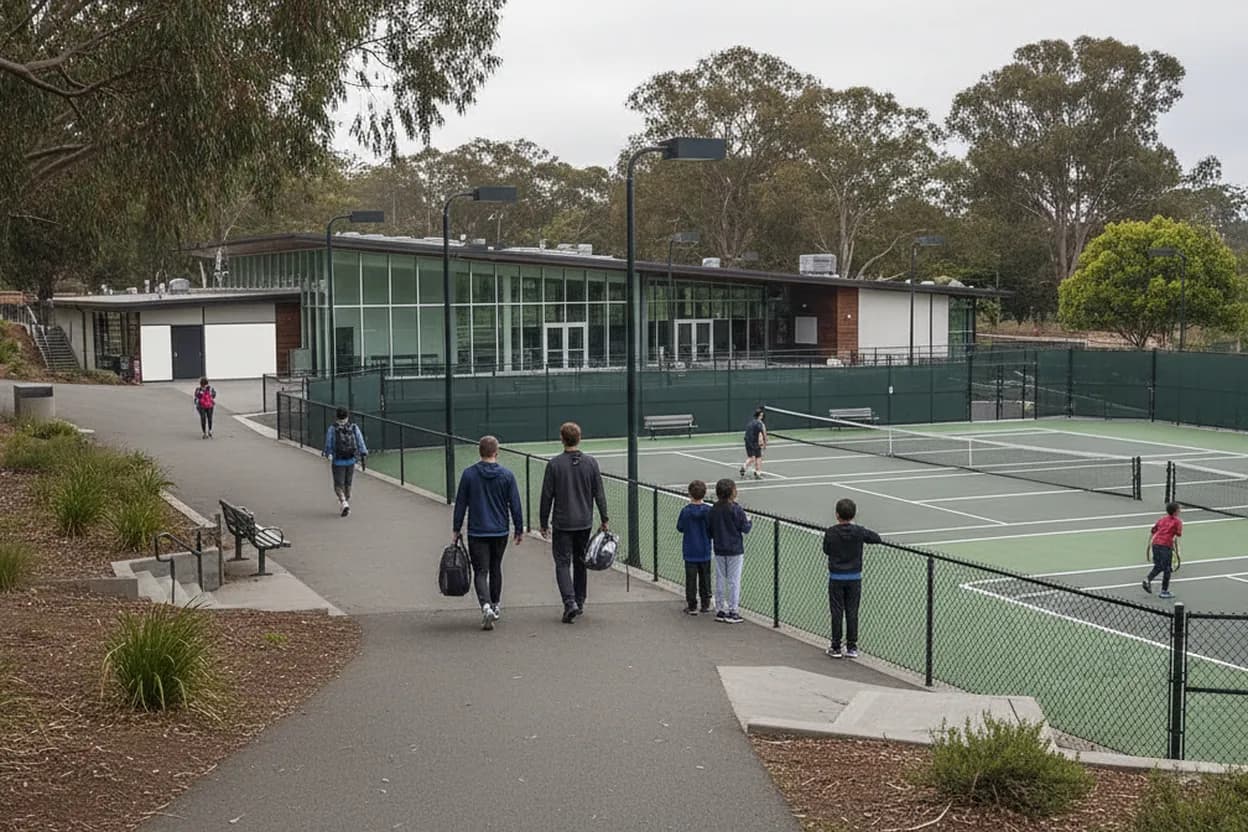 San Francisco experience scene for steffi graf Free Tennis Court Plan In Golden Gate Park