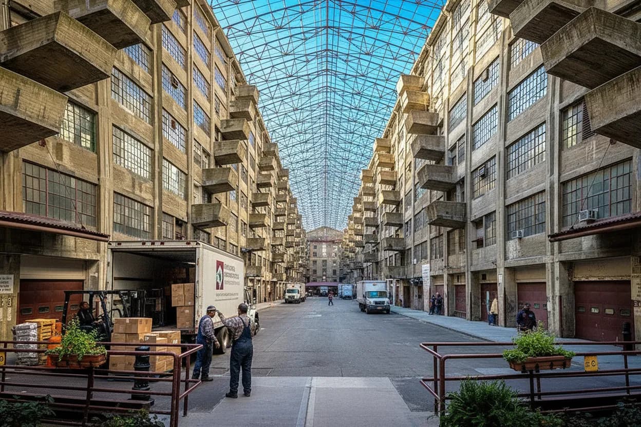 Cover scene for Brooklyn Army Terminal Food Hall Test: A Sunset Park Lunch With Elevators