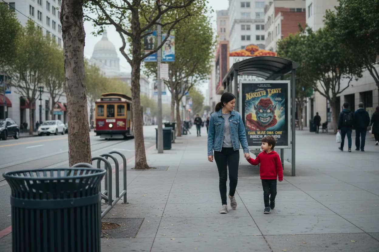 Practical city scene for San Francisco Kids Movies Guide for Family Theater Afternoons