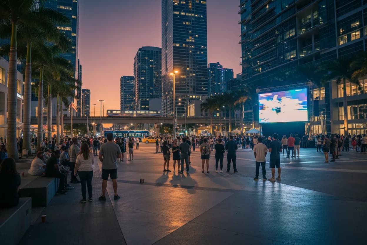 Realistic city scene for dodgers game: How to Plan a Miami Viewing Night