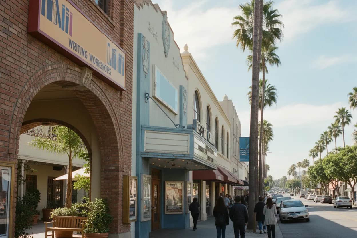 Los Angeles experience scene for The Shards Show LA Writing Workshop and Cinema Guide
