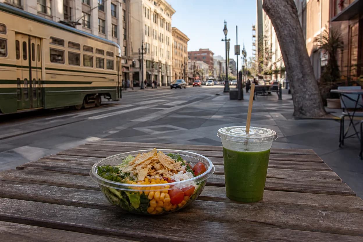 Realistic city scene for salad and go: How to Navigate San Francisco Without Guessing