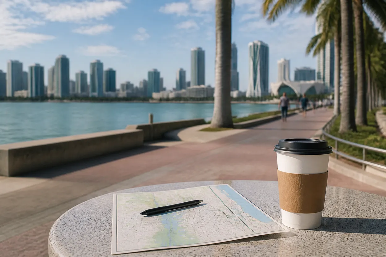 Realistic city scene for idaho shooting: A Free Miami Day With Indoor Backups