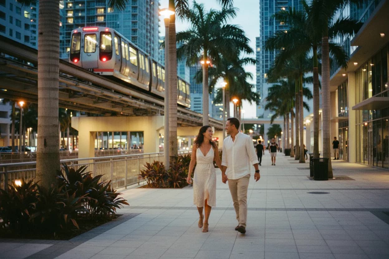 Practical city scene for Sexy Fish Miami Guide for Big Night Dinner Plans