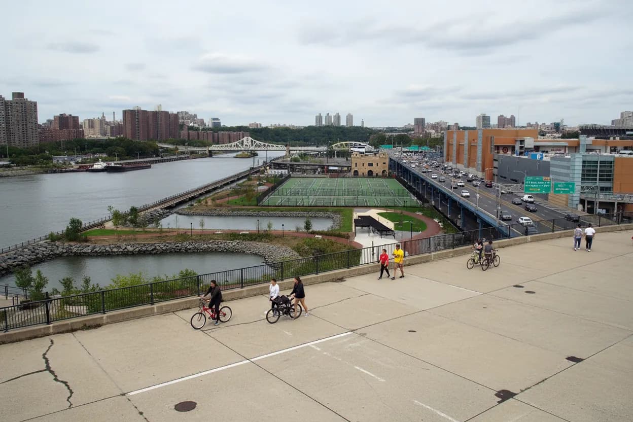 Cover scene for Bronx Terminal Market Waterfront Path for a Free Stroller Break Before Shopping