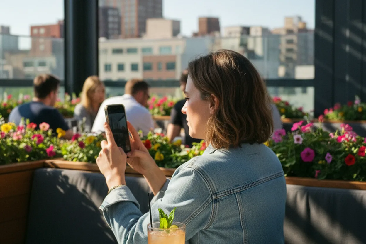 NYC experience scene for Finding the Best NYC Rooftop Bars for Orioles vs Tigers Watch Parties