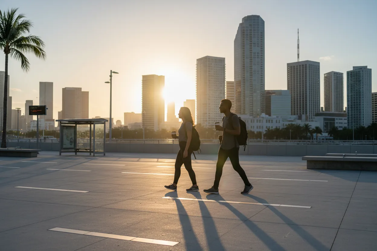 Practical city scene for brandon clarke: A Miami Learning and Research Route