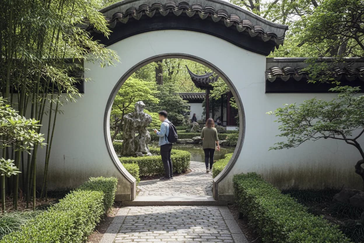 NYC experience scene for Snug Harbor Chinese Scholar’s Garden: A Quiet Staten Island Rain Pivot