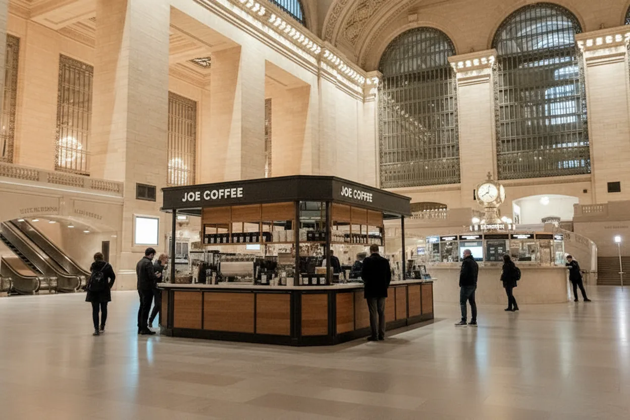 Cover scene for Compare chevrolet silverado ev charging stops near Grand Central coffee