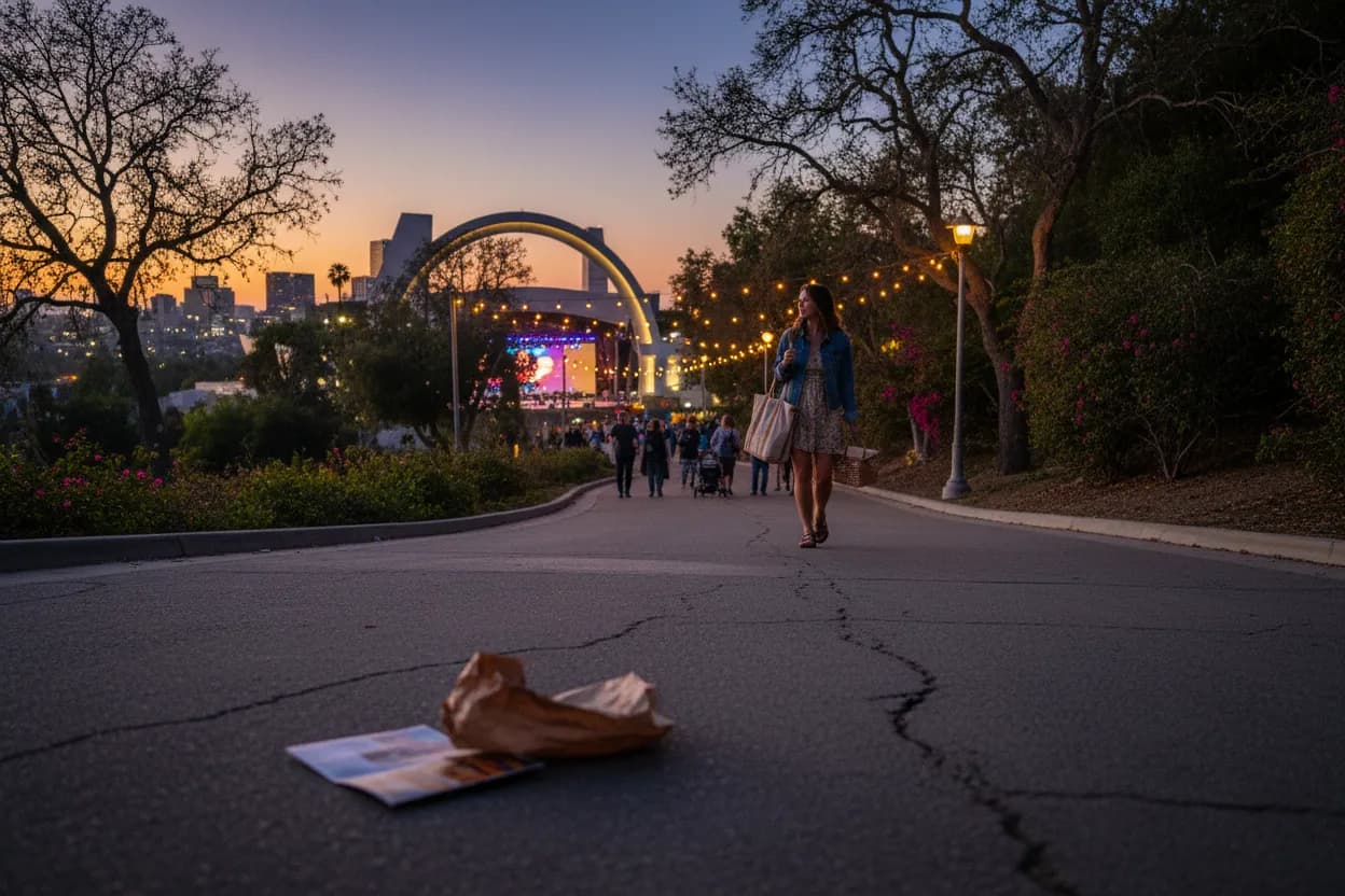 Practical city scene for Hollywood Bowl Guide for Concert Nights and Picnic Planning