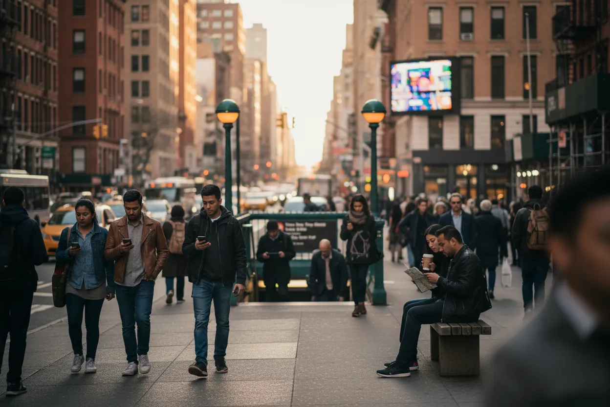Realistic NYC scene for NYC Eventbrite Guide for Last-Minute Local Weekend Plans