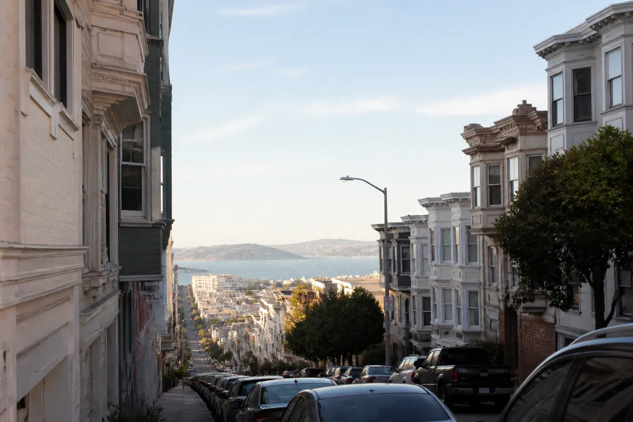 Realistic city scene for tom holland spider man movies: A Quieter San Francisco Culture Route