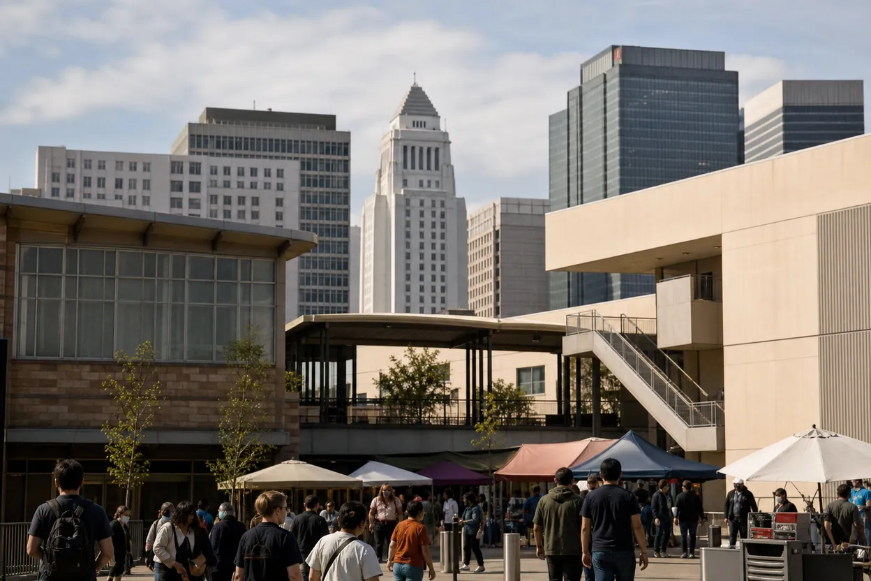 Cover scene for us soldier spouse detained ice guide to LA court-area restaurants
