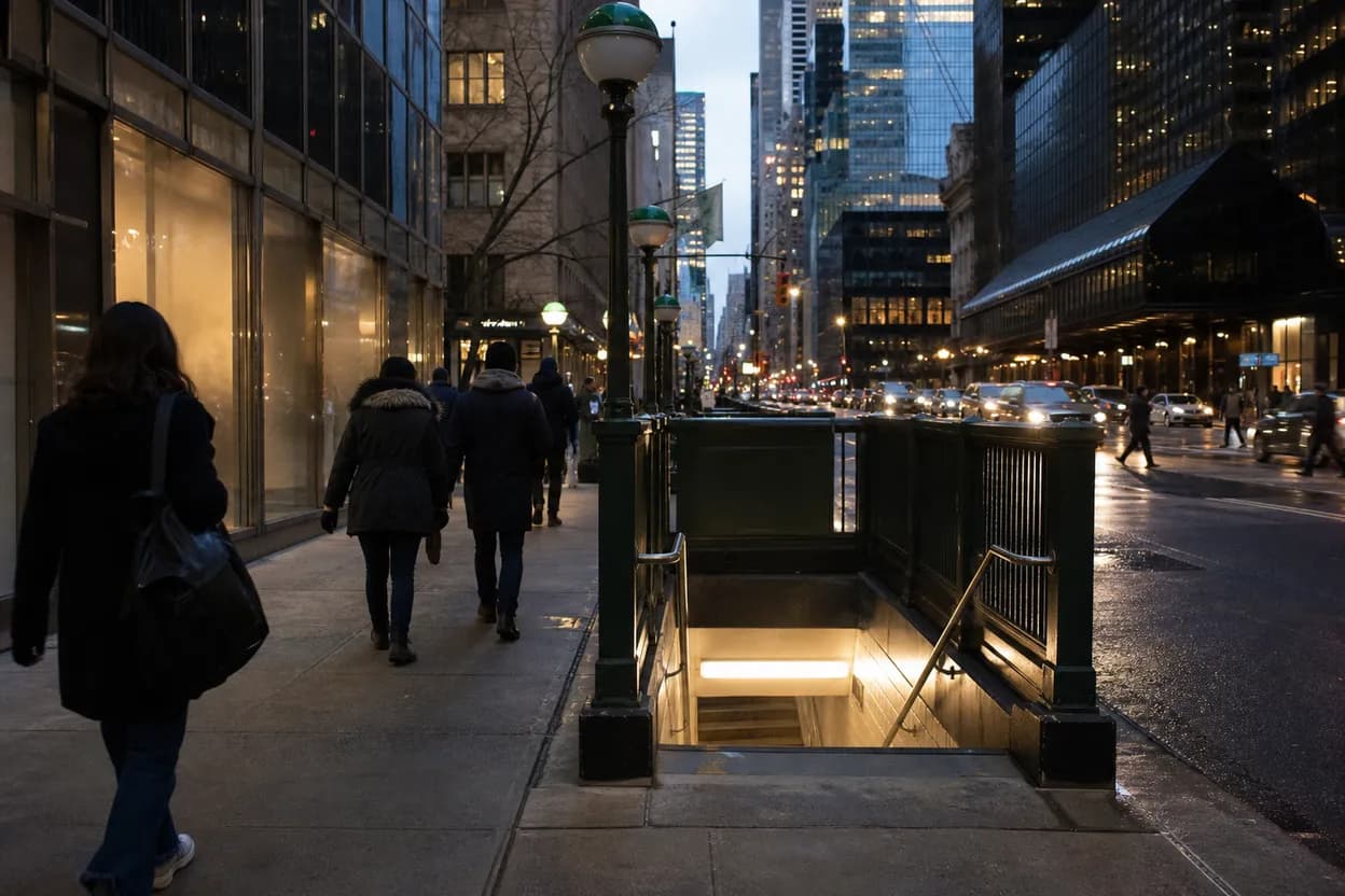 New York City experience scene for permanent daylight savings time: NYC After-Work Park Light Guide